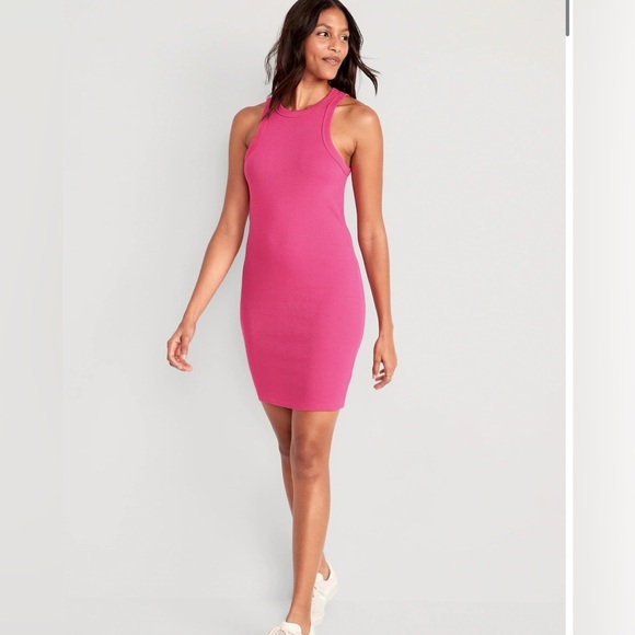 Fitted Sleeveless Rib-Knit Mini Dress size 2X - Picture 11 of 11